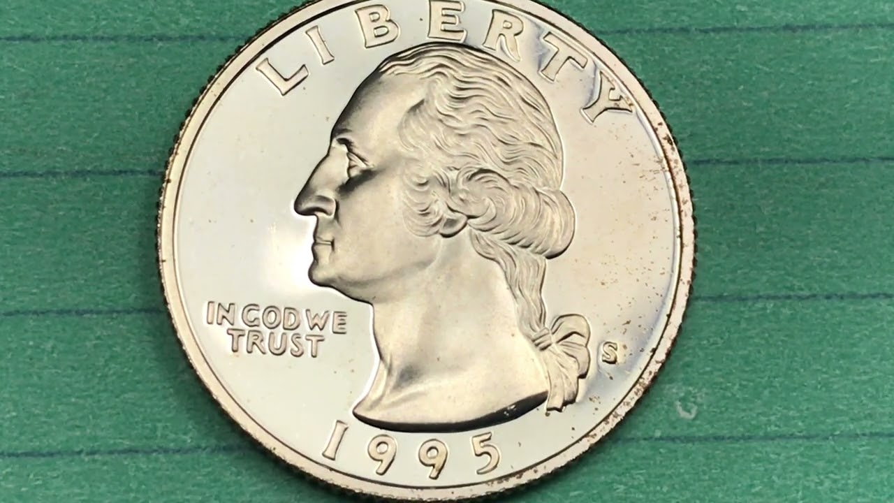 1995 US Quarters - DC Minutes Circulated and Uncirculated United