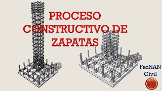 ZAPATA AISLADA PROCESO DE CONSTRUCCION