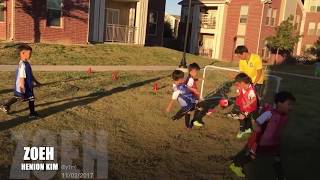 20171102 (3) 세미너리 슛돌이 시즌1(4주차) 김희년조에 6세1개월 Seminary Shootdory Season1 HENION ZOEH KIM (6Y1M)