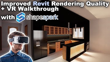 Improved Revit Rendering Quality + VR Walkthrough with Shapespark