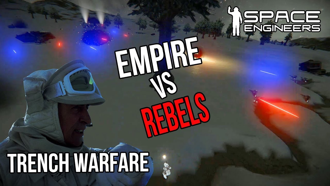 STAR WARS TRENCH NIGHT BATTLE - REBELS VS EMPIRE - YouTube