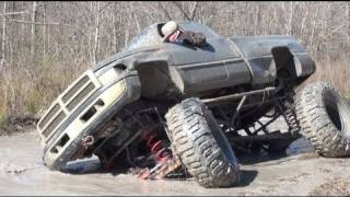 ALMOST ROLLS!! DODGE CUMMINS 4x4 on 54' BOGGERS ROALIN COAL!!