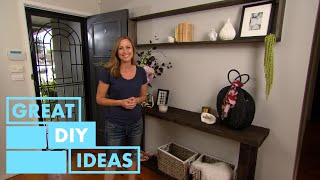 How to Give Your Entryway a Makeover on a Budget | DIY | Great Home Ideas
