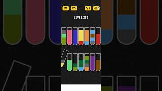 Water sort puzzle level 283