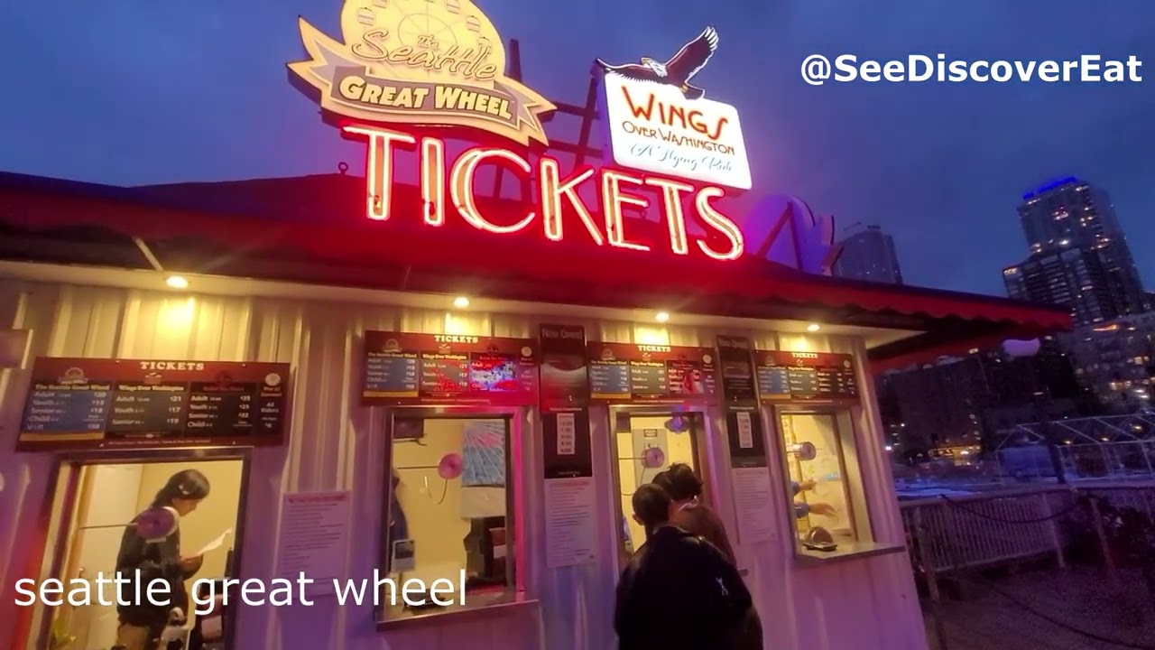 Exploring Seattle's Waterfront: Ferris Wheel, Halal Pizza, Turkish Breakfast, and Pike Place Market