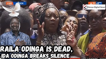 IDA ODINGA Breaks Silence After Raila