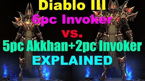Diablo III: Crusader Builds - 6pc Invoker vs. 5pc Akkhan+2pc Invoker EXPLAINED