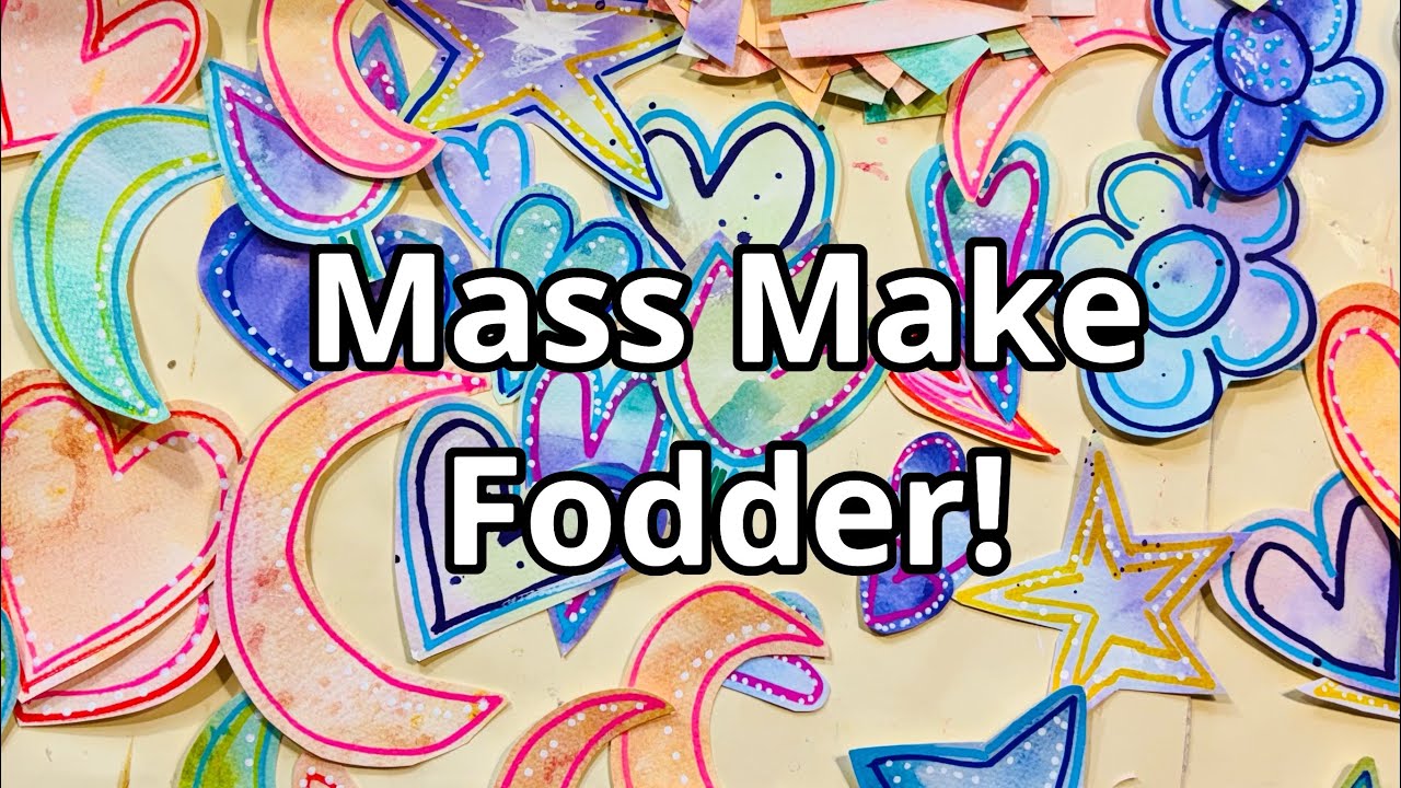 Colorful and Easy Fodder: relaxing mass-make