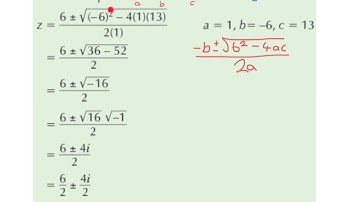 LC OL complex numbers solving quadratic equation