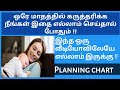 One month planning chart for natural pregnancy in tamil 