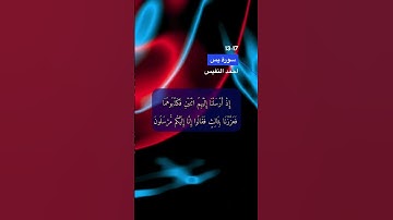 سورة يس الاية 13-17