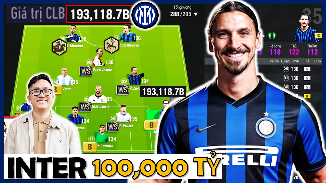 Cầm 200,000 Trước Tết I Love Mang Về 2 Đội Hình MAN UTD & INTER MILAN Cực Mạnh Cùng IBRAHIMOVÍC WS