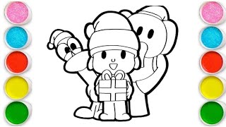 Bluey and Bingo playing dress up game Drawing, Painting & Coloring For Kids and Toddlers_ Child Art screenshot 5