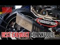 Akrapovic canister installed on NK400 CFMoto | Sound Test | ARG Muffler Racing Pipe