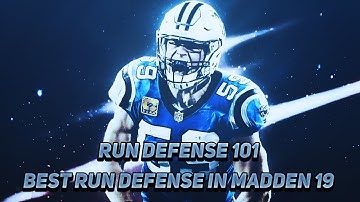 Exclusive Madden 19 Tip - Run Defense 101