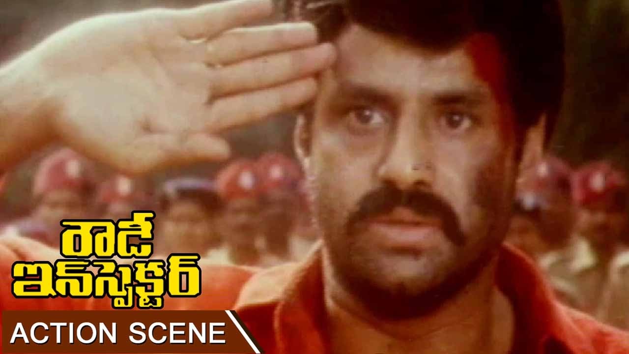 Rowdy Inspector Movie Climax Scene || Rowdy Inspector Telug Movie || Balakrishna, Vijayasanthi