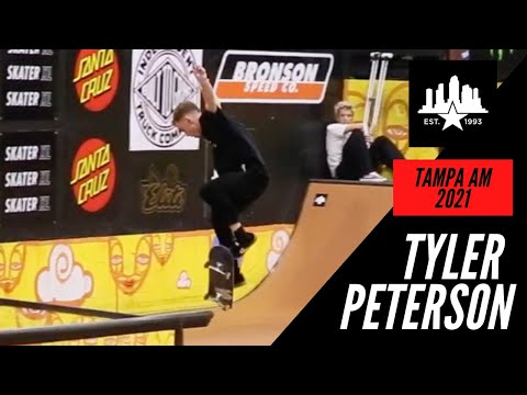 SMOOTHEST FRONT CROOK FLIP OUT TYLER PETERSON TAMPA AM 2021 FINALS