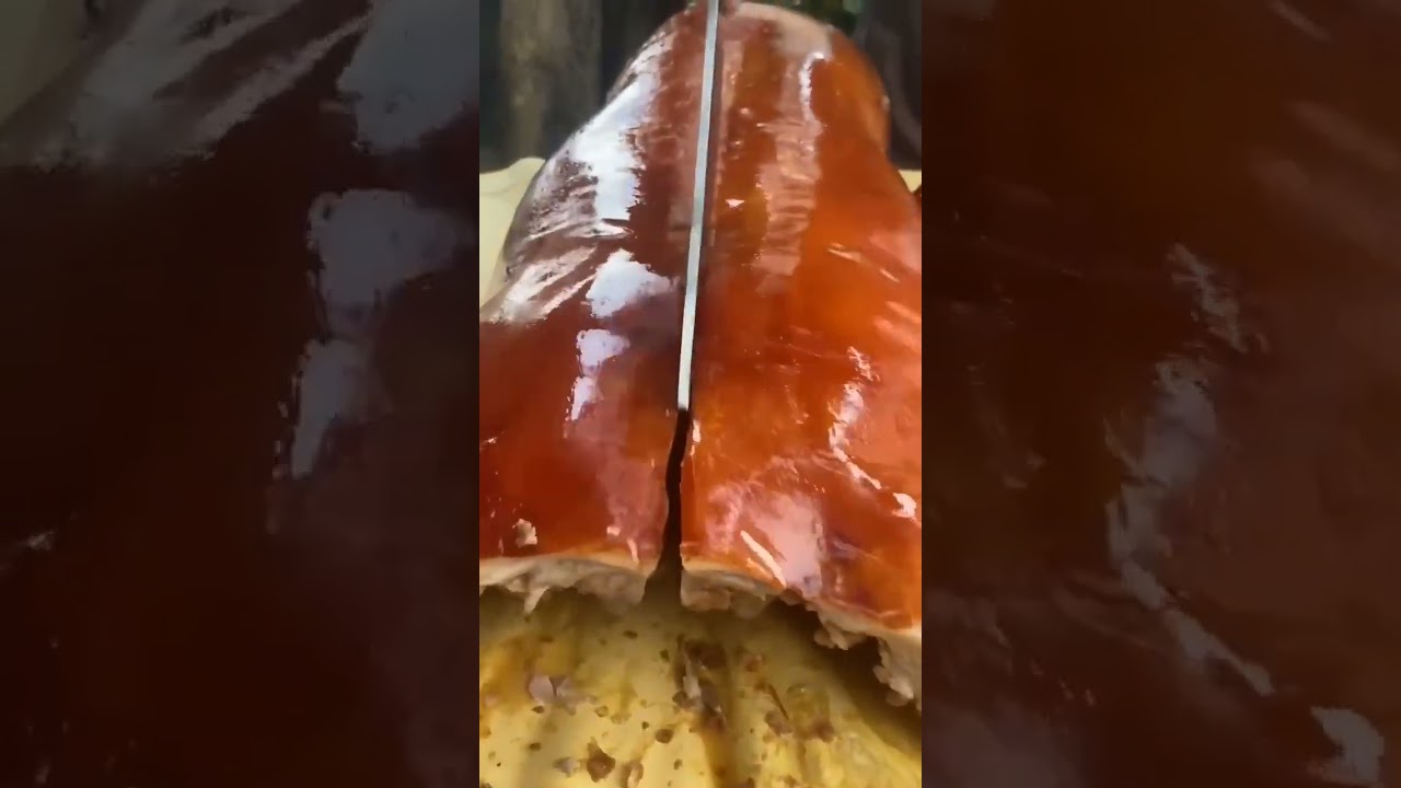 Watch Wow so delicious crispy roasted whole pig #fraxychef #pig #roast #bbq on YouTube Watch Wow so delicious crispy roasted whole pig #fraxychef #pig #roast #bbq on YouTube