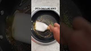 Green Chili Lime Wings #cooking #foodie #wingsfood #lime #wingsrecipe