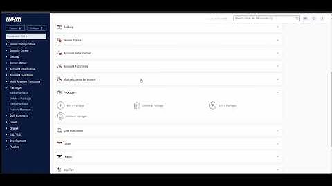 How to enable/disable features of cPanel accounts in WHM