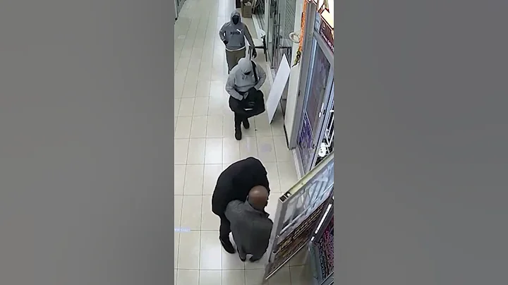 Footage of jewellery store robbery