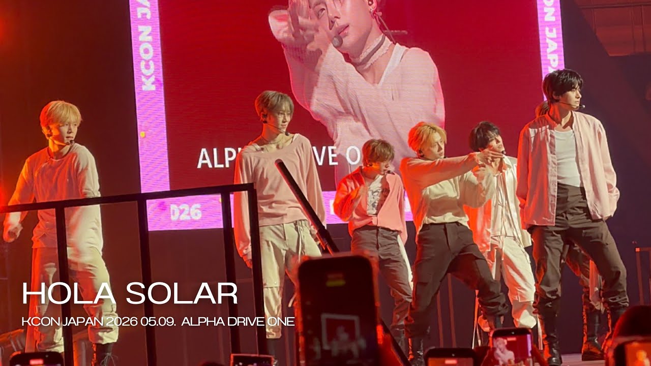KCON JAPAN 2026】HOLA SOLAR【ALPHA DRIVE ONE】fancam・4K - YouTube