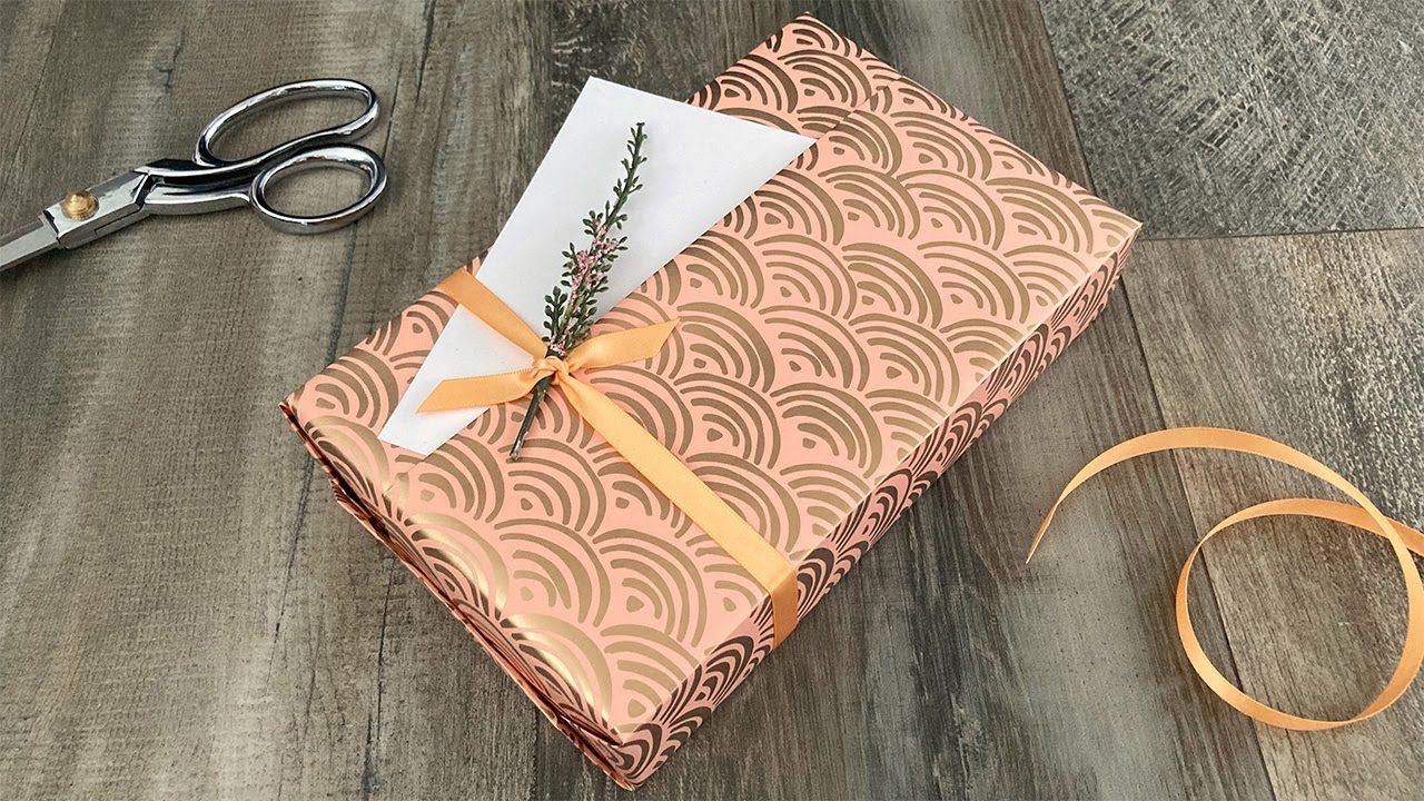 Vertical Pocket Gift Wrapping Gift Wrapping Ideas YouTube