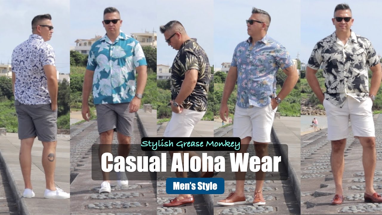 How to Wear Hawaiian Shirts or Aloha Shirts "8 Different Ways to Look Good" 😎💪😎 YouTube