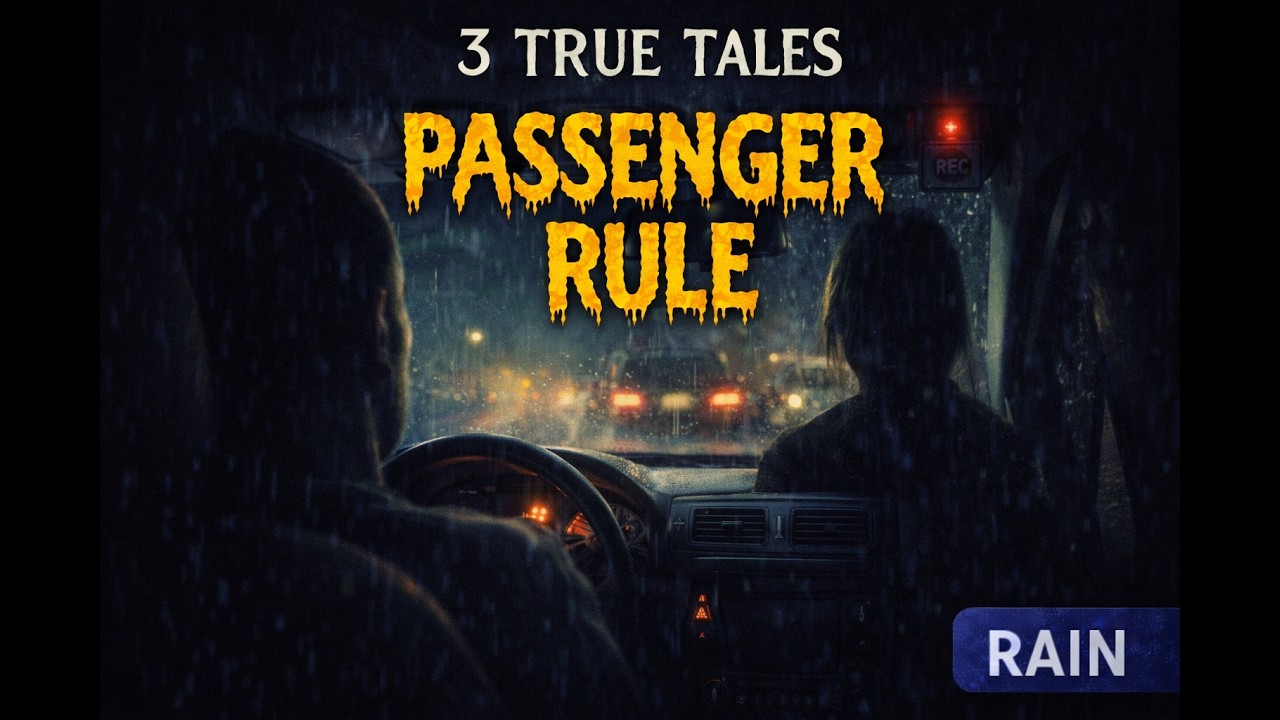 Scary Stories for Sleep (Rain) — 3 True Tales (The Passenger Seat Rule)