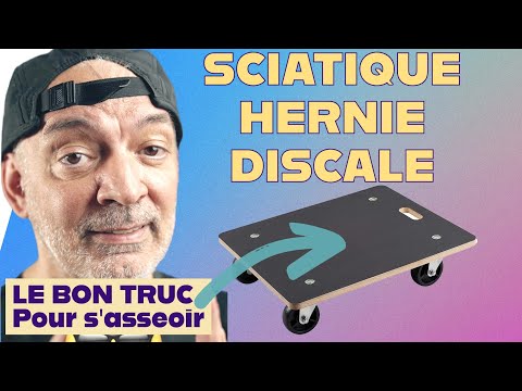 Sciatique & Hernie Discale: LE TRUC pour s'asseoir 😎 #shorts