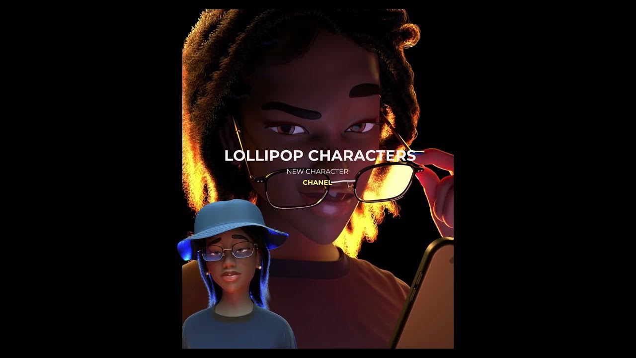 New lollipop character for blender chanel youtube