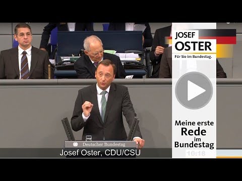 Erste Rede im Bundestag | 16. März 2018 | Josef Oster MdB