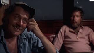 Jaws 1975 Quint & Matt share their stories at dinner scene