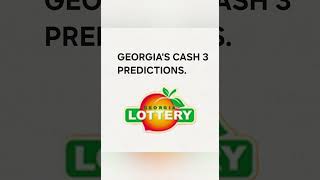 Georgia Cash 3 midday picks. The yellow area is hot, but they all have a chance of falling.