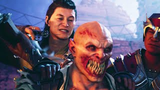 How Baraka Got Infected And Became A Monster With Sharp Teeth Scene - Mortal Kombat 1 2023