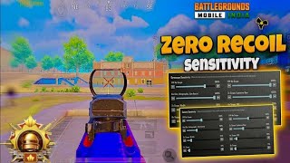 Zerorecoil sensitivity sitting for pubg mobile new update  | no recoil sensitivity code