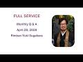 Sunday Service, Rev Yuki Sugahata, 26Apr26