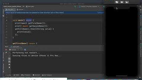 3   Asynchronous programming  futures, async, await | Dart & Flutter