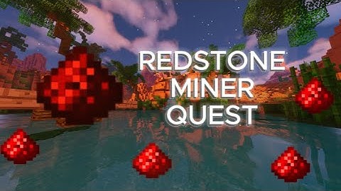 REDSTONE Miner QUEST - Day 2 Hypixel Skyblock