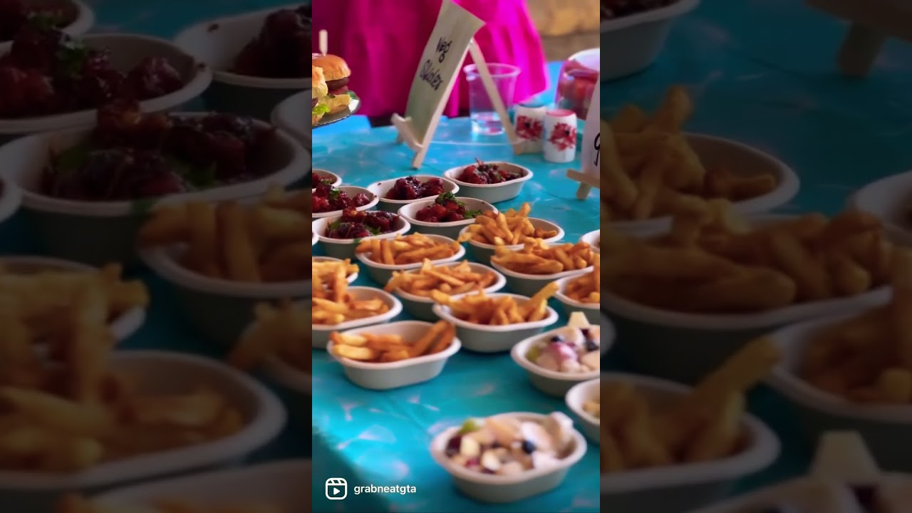 Our First Live Catering at kids Pool party