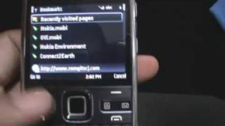 Web Browsing on the E72
