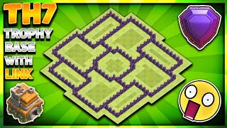 Unstoppable Th7 Trophylegends League Base Design With Link 2020 - Clash Of Clans