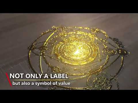 UV DTF 60 GOLD – рулонный принтер 60 см для печати UV DTF наклеек с эффектом фольгирования (золото, серебро, голография), видео 1