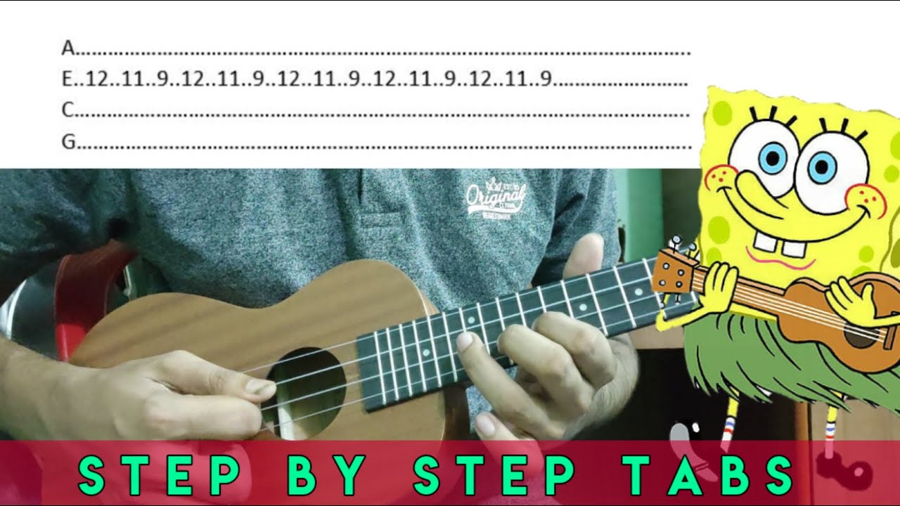 SpongeBob's 12th Street Rag | TABS + TUTORIAL | Ukelele YouTube