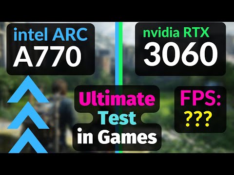 Intel ARC A770 vs RTX 3060 TEST in GAMES 1080p 1440p 4K