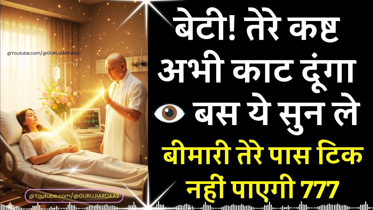 #1015 💖 बेटी! तेरे कष्ट अभी काट दूंगा 👁️ बस ये सुन ले बीमारी तेरे पास टिक नहीं पाएगी #gurujisatsang
