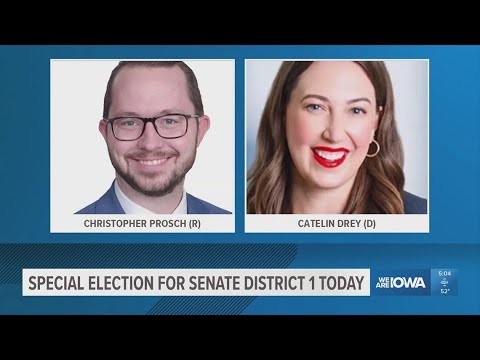 Iowa's 1st Senate District holding special election Tuesday - YouTube