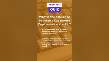 Kubernetes QUIZ - Deployment and Jobs  #kubernetes #study #cka #ckad #k8s