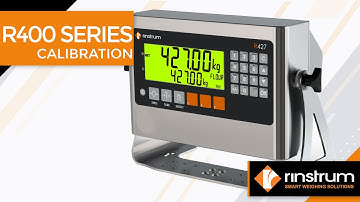 R400 Series Calibration | Calibration Weight Scale