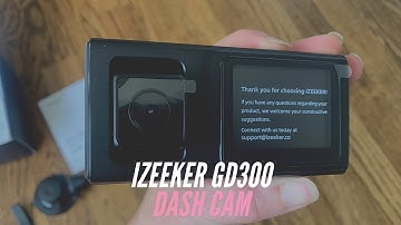 iZEEKER GD300 Dash Cam Review | iZEEKER Dash Cam Front and Inside Cabin, 1080P Dual Dash Camera